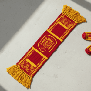 Spain Scarf Global Soccer Event 2026 Golden Royal Crest