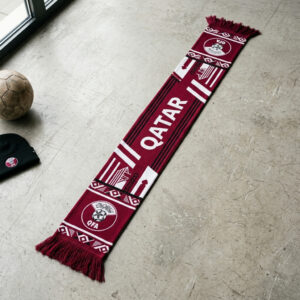 Qatar Scarf Global Soccer Event 2026 Highlighting Traditional Arabic Patterns