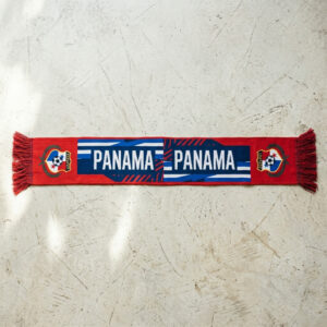 Panama Scarf Global Soccer Event 2026 High Quality Red Fringe