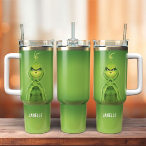 Unisex Grinch Tumbler Graphic Tumbler for Movie Fans