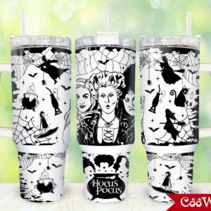 Unisex Hocus Pocus Tumbler Graphic Tumbler for Movie Fans