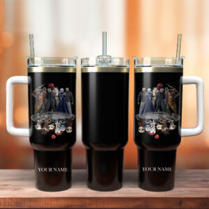 Unisex Horror Characters Film Tumbler Graphic Tumbler for Movie Fans
