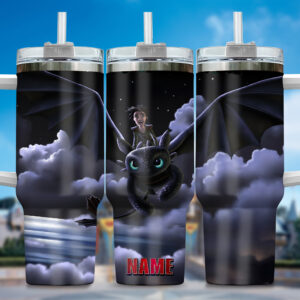 Unisex How to Train Your Dragon Tumbler Graphic Tumbler for Movie Fans
