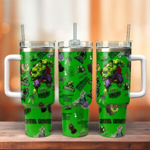Unisex Hulk Tumbler Graphic Tumbler for Movie Fans