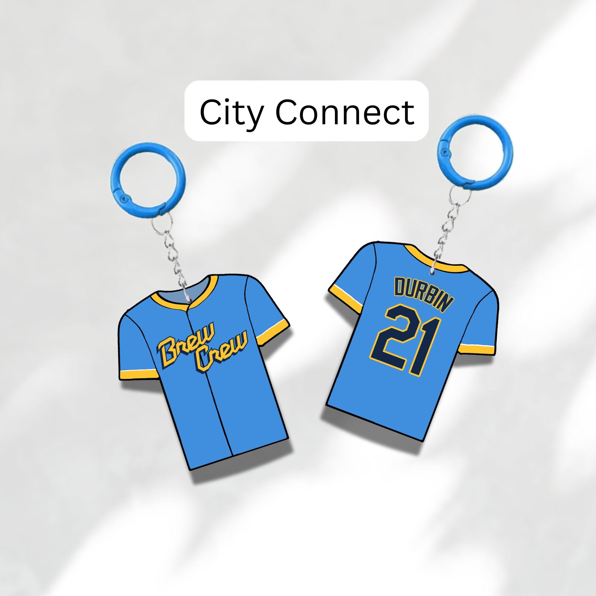 Custom Keychain Milwaukee Baseball Theme Sports Fan Gift Personalized Name And Number Bag Tag 6 Custom Keychain Milwaukee Baseball Theme Sports Fan Gift Personalized Name And Number Bag Tag - Image 6