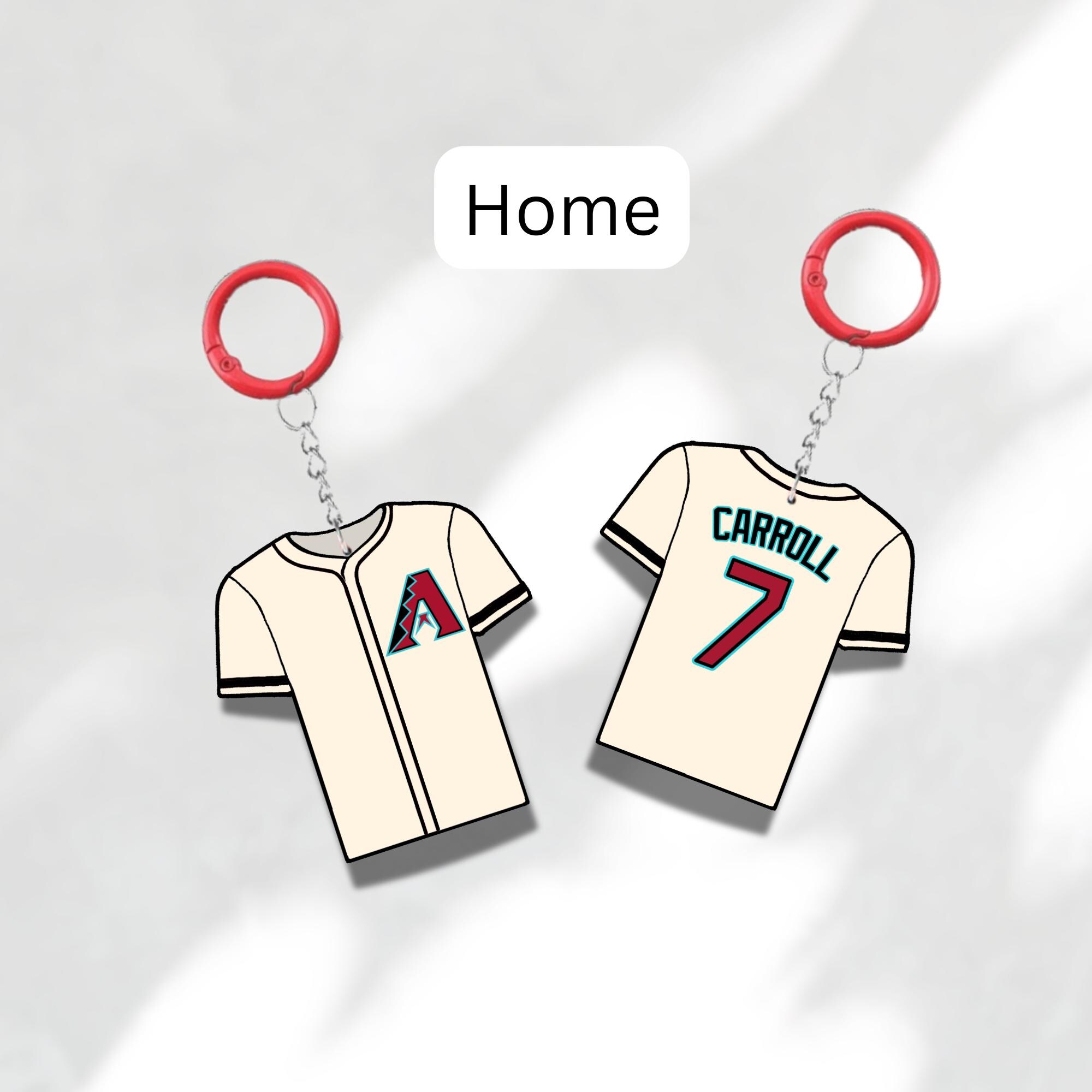 Custom Keychain Arizona Baseball Theme Sports Fan Gift Personalized Name And Number Bag Tag 2 Custom Keychain Arizona Baseball Theme Sports Fan Gift Personalized Name And Number Bag Tag - Image 2
