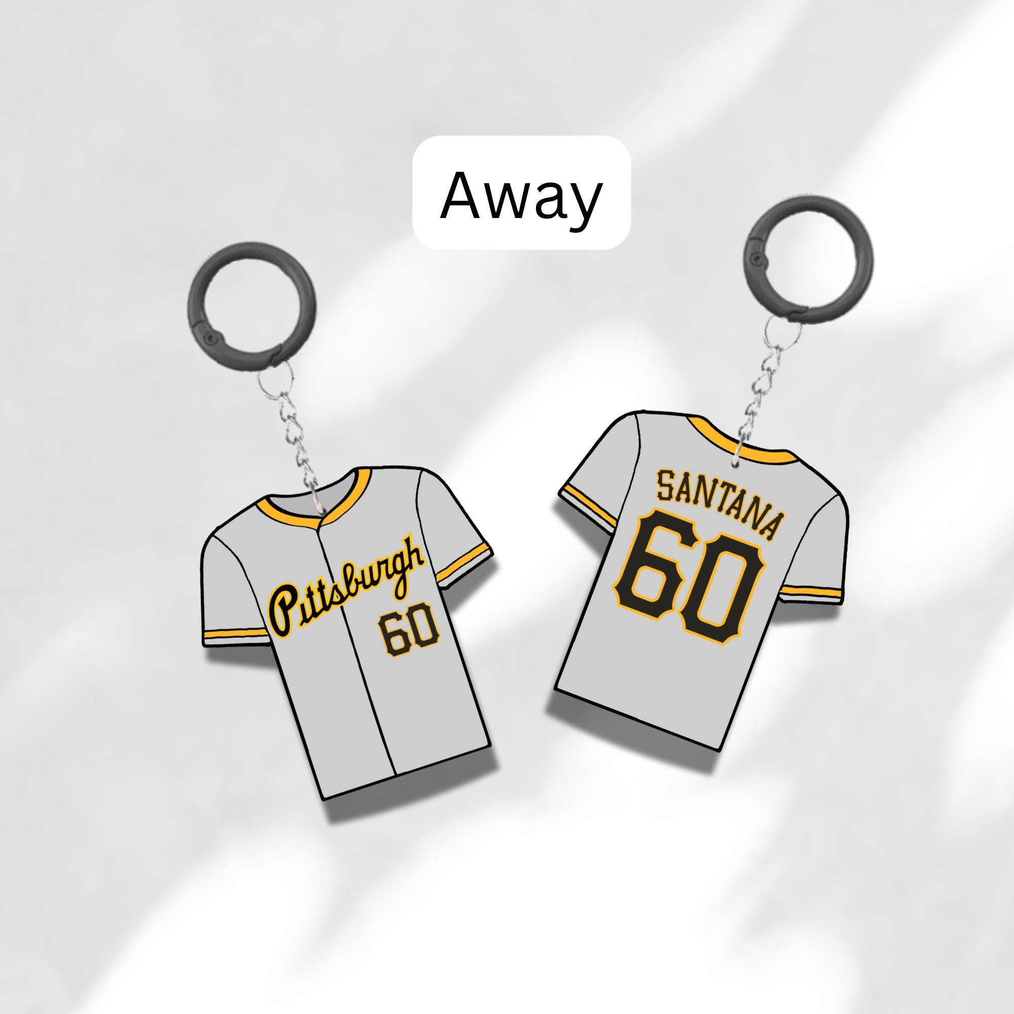 Custom Keychain Pittsburgh Baseball Theme Sports Fan Gift Personalized Name And Number Bag Tag 3 Custom Keychain Pittsburgh Baseball Theme Sports Fan Gift Personalized Name And Number Bag Tag - Image 3
