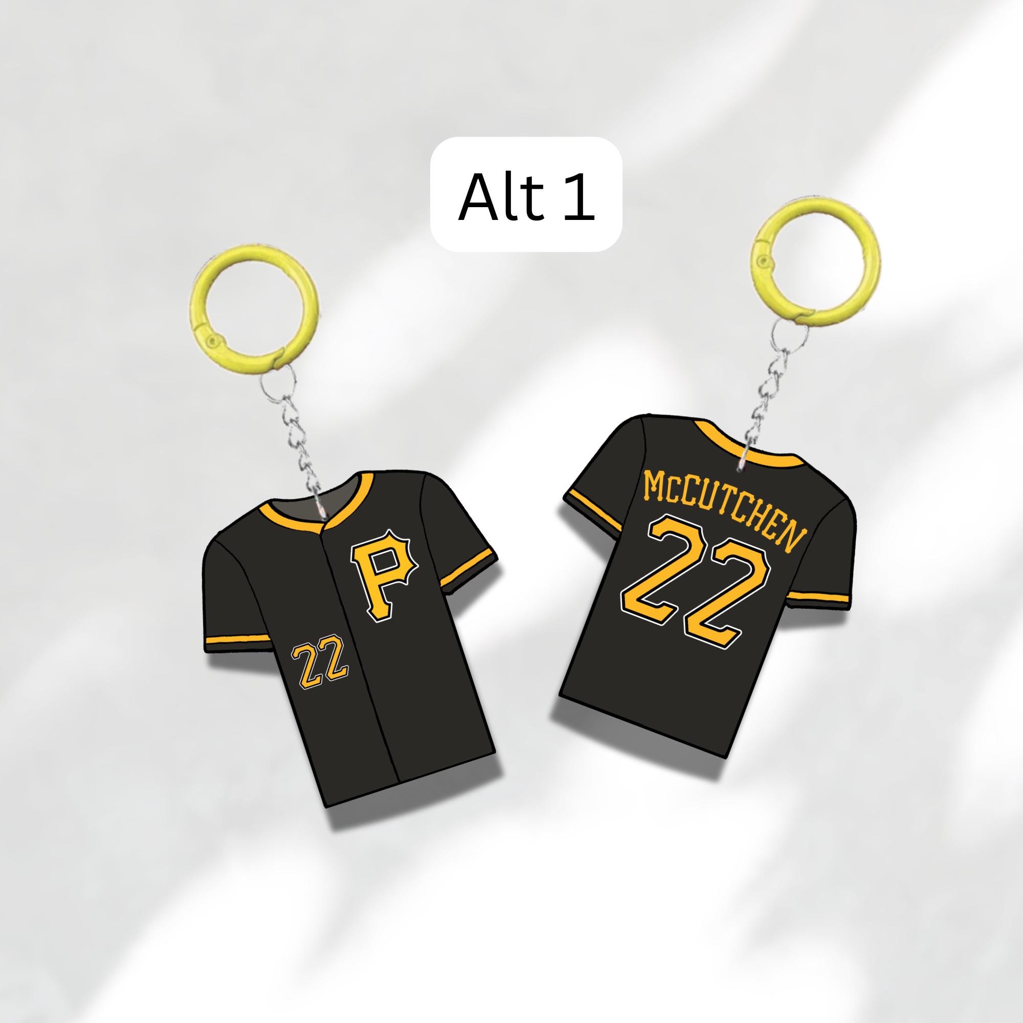 Custom Keychain Pittsburgh Baseball Theme Sports Fan Gift Personalized Name And Number Bag Tag 4 Custom Keychain Pittsburgh Baseball Theme Sports Fan Gift Personalized Name And Number Bag Tag - Image 4