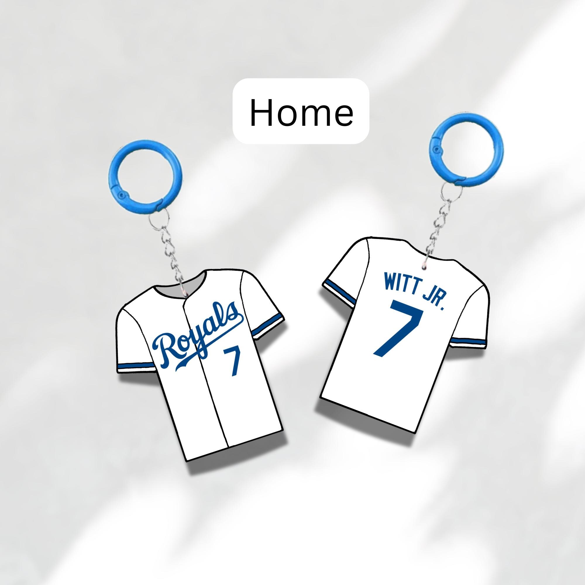 Custom Keychain Kansas City Baseball Theme Sports Fan Gift Personalized Name And Number Bag Tag 2 Custom Keychain Kansas City Baseball Theme Sports Fan Gift Personalized Name And Number Bag Tag - Image 2