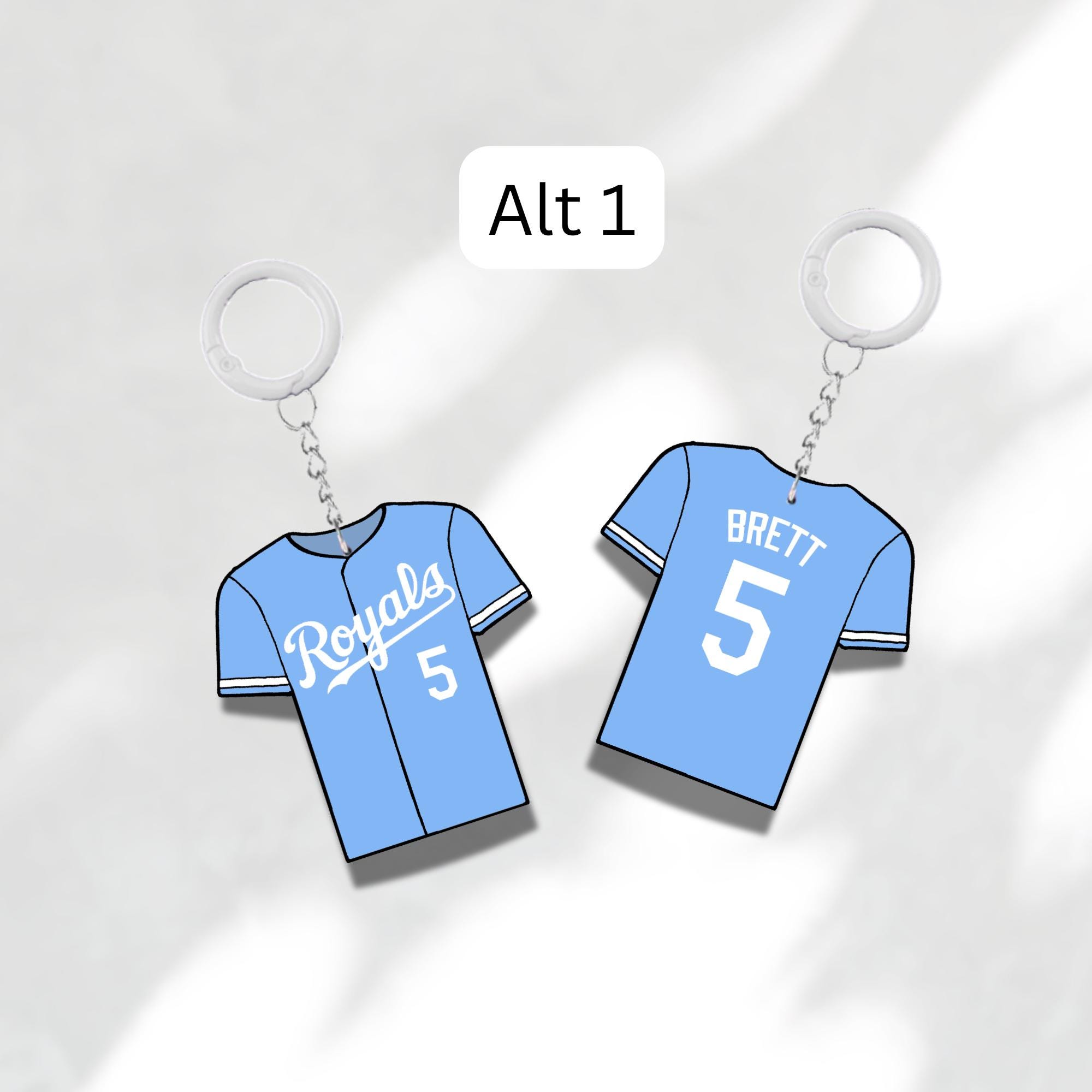 Custom Keychain Kansas City Baseball Theme Sports Fan Gift Personalized Name And Number Bag Tag 4 Custom Keychain Kansas City Baseball Theme Sports Fan Gift Personalized Name And Number Bag Tag - Image 4