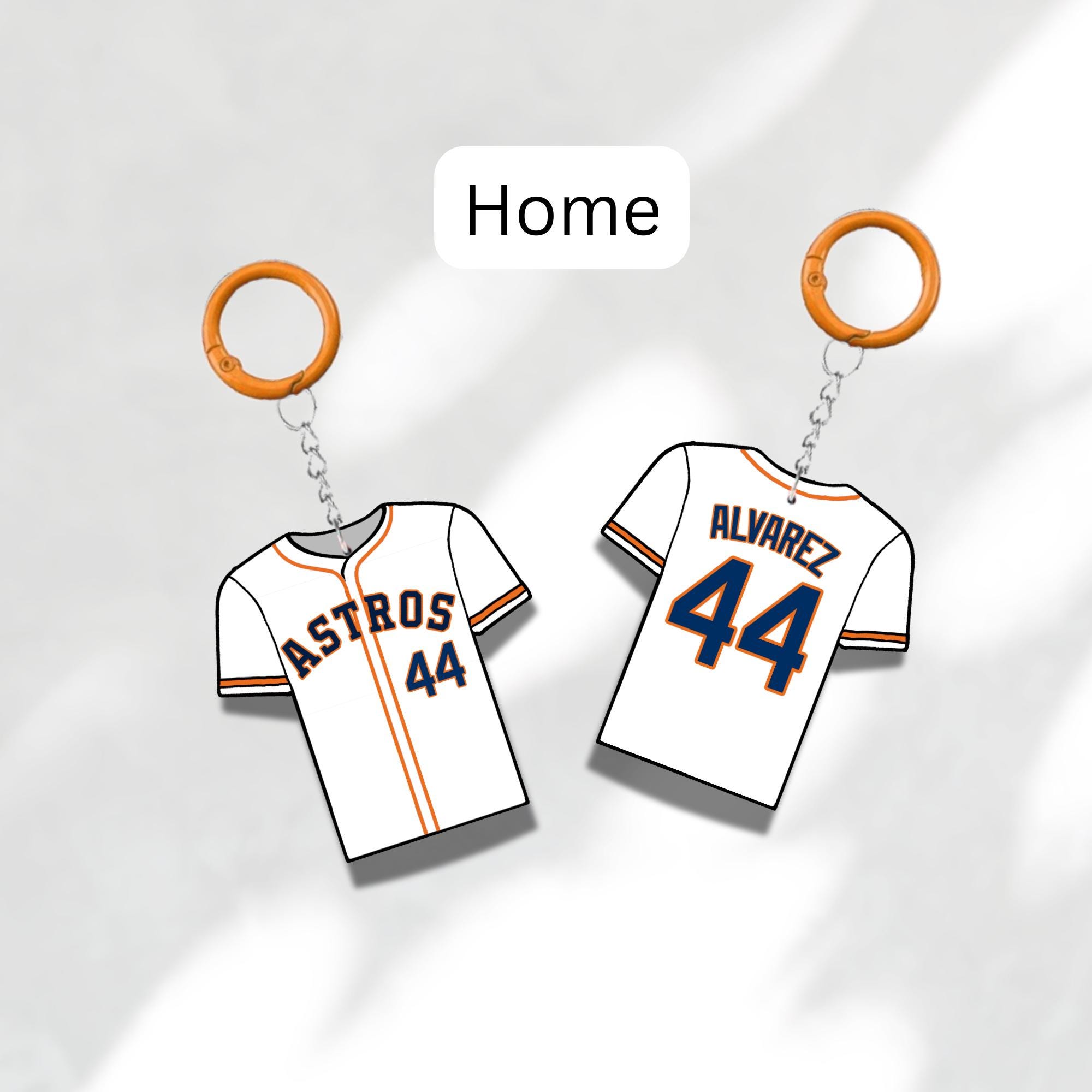 Custom Keychain Houston Baseball Theme Sports Fan Gift Personalized Name And Number Bag Tag 2 Custom Keychain Houston Baseball Theme Sports Fan Gift Personalized Name And Number Bag Tag - Image 2
