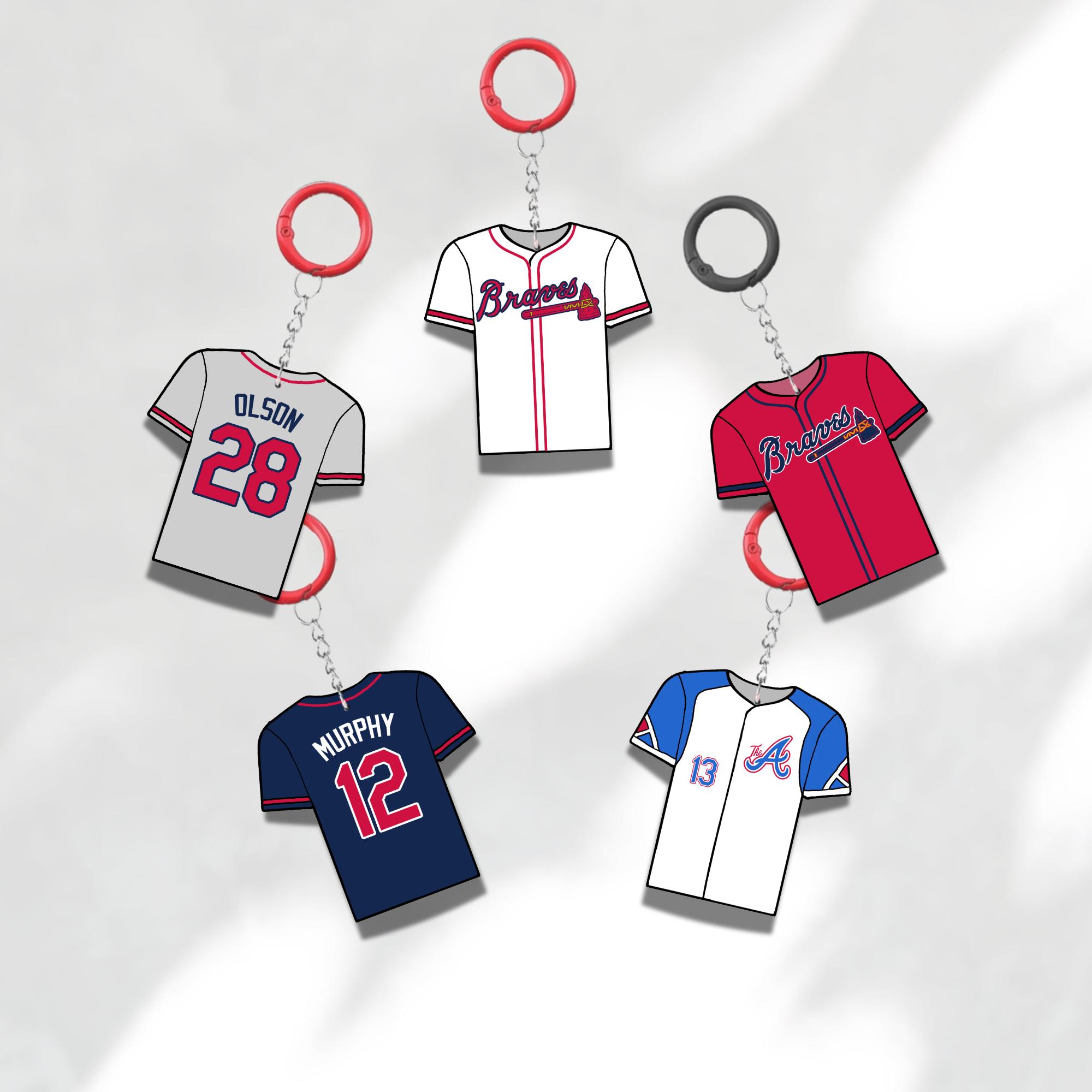 Custom Keychain Atlanta Baseball Theme Sports Fan Gift Personalized Name And Number Bag Tag 1 Custom Keychain Atlanta Baseball Theme Sports Fan Gift Personalized Name And Number Bag Tag