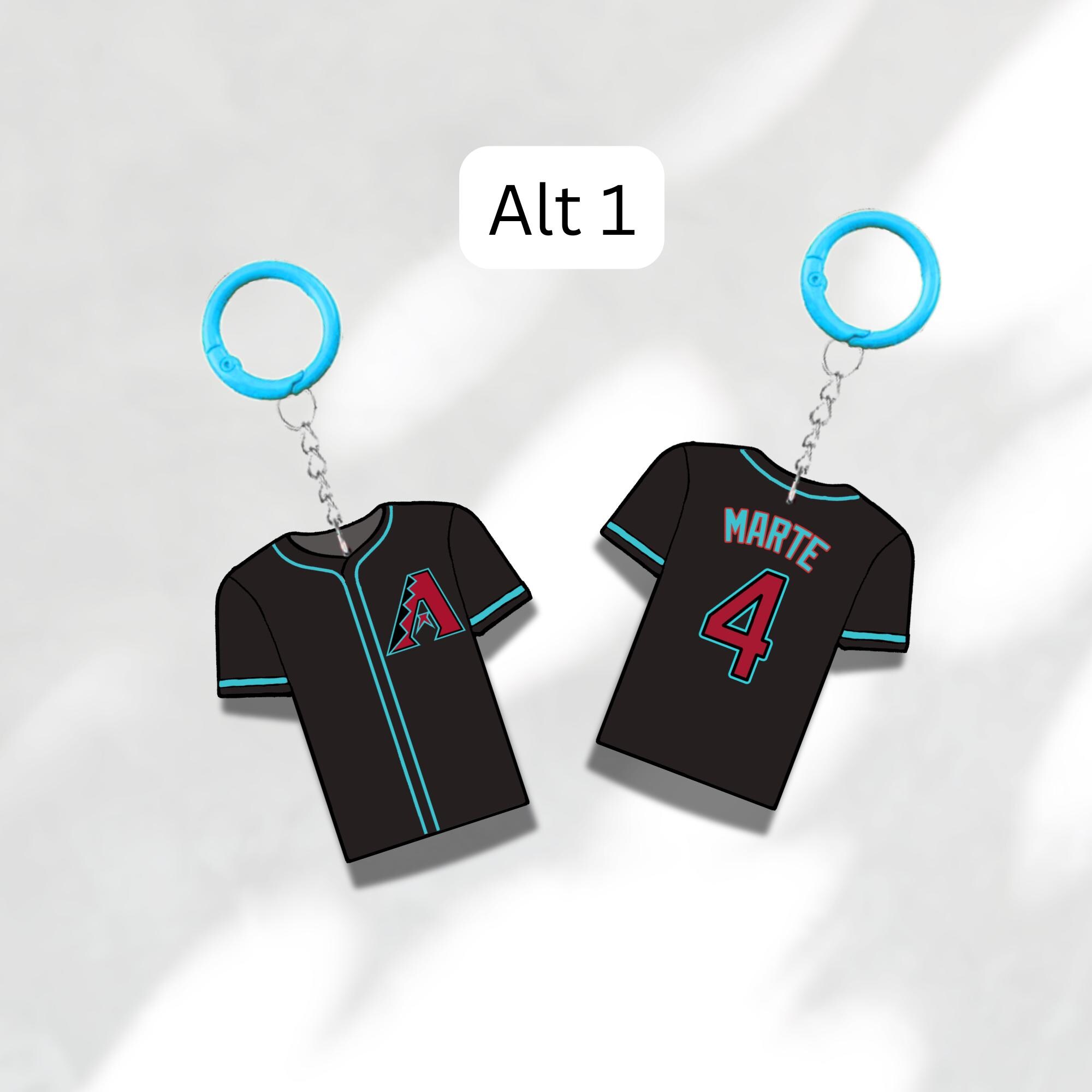 Custom Keychain Arizona Baseball Theme Sports Fan Gift Personalized Name And Number Bag Tag 4 Custom Keychain Arizona Baseball Theme Sports Fan Gift Personalized Name And Number Bag Tag - Image 4