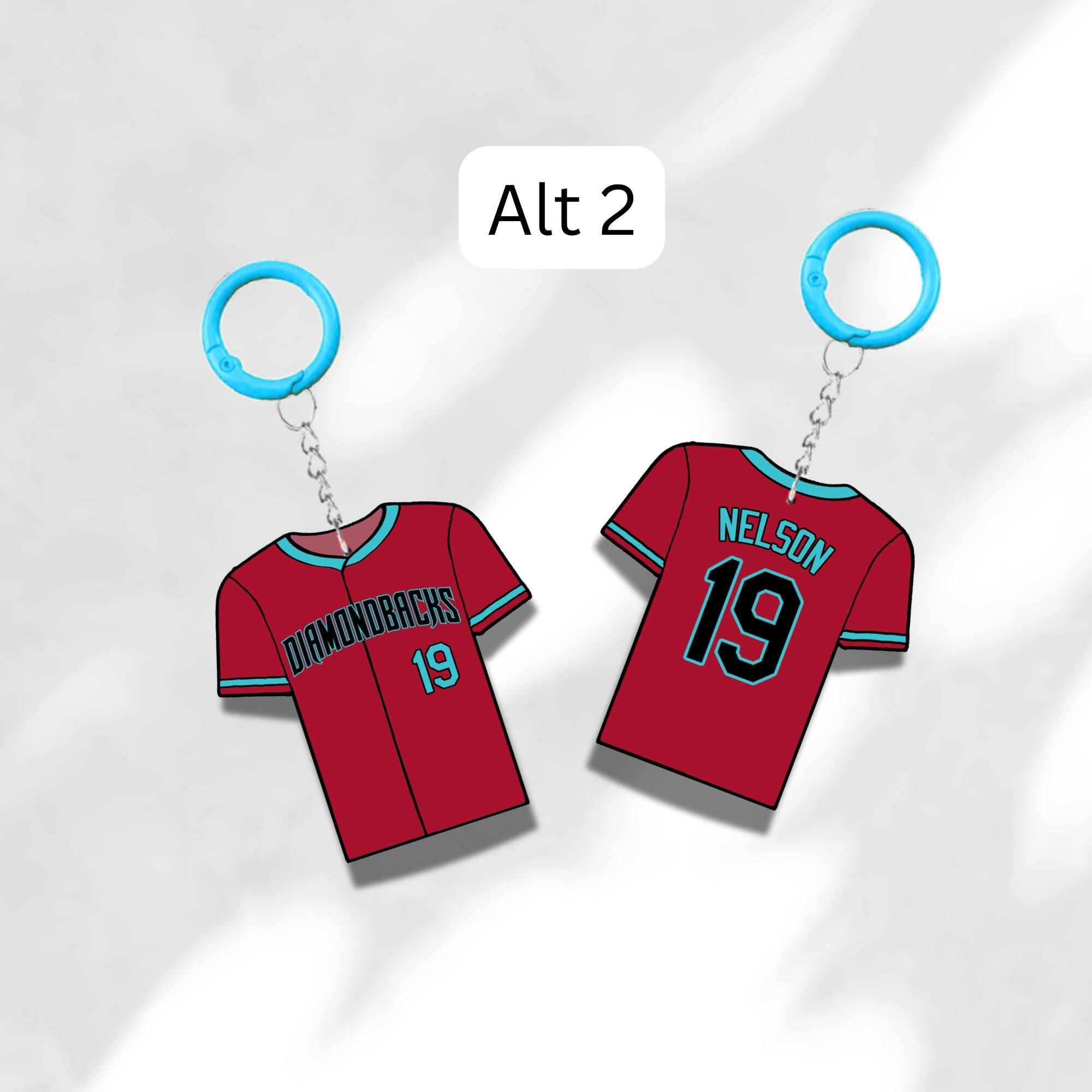 Custom Keychain Arizona Baseball Theme Sports Fan Gift Personalized Name And Number Bag Tag 5 Custom Keychain Arizona Baseball Theme Sports Fan Gift Personalized Name And Number Bag Tag - Image 5