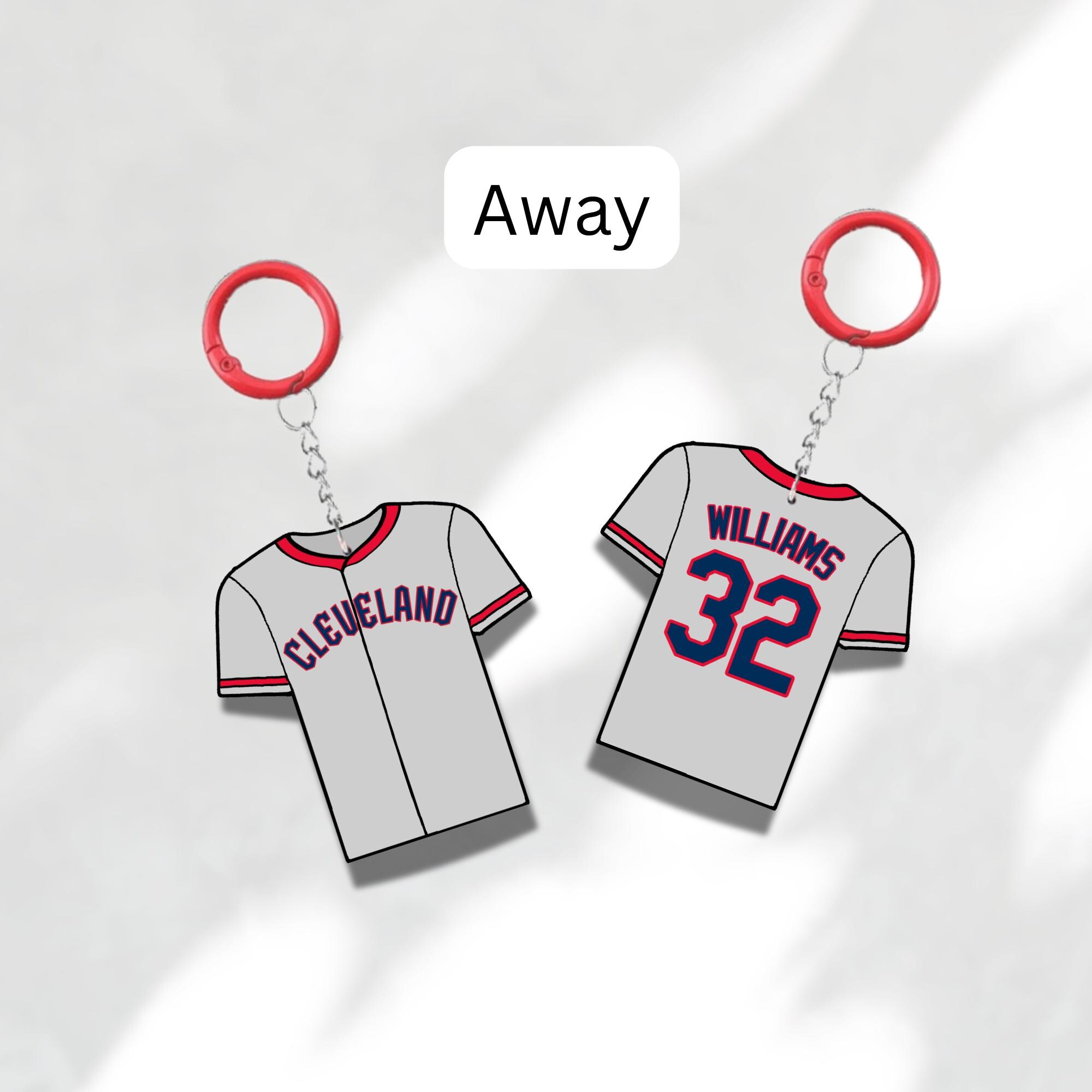 Custom Keychain Cleveland Baseball Theme Sports Fan Gift Personalized Name And Number Bag Tag 3 Custom Keychain Cleveland Baseball Theme Sports Fan Gift Personalized Name And Number Bag Tag - Image 3