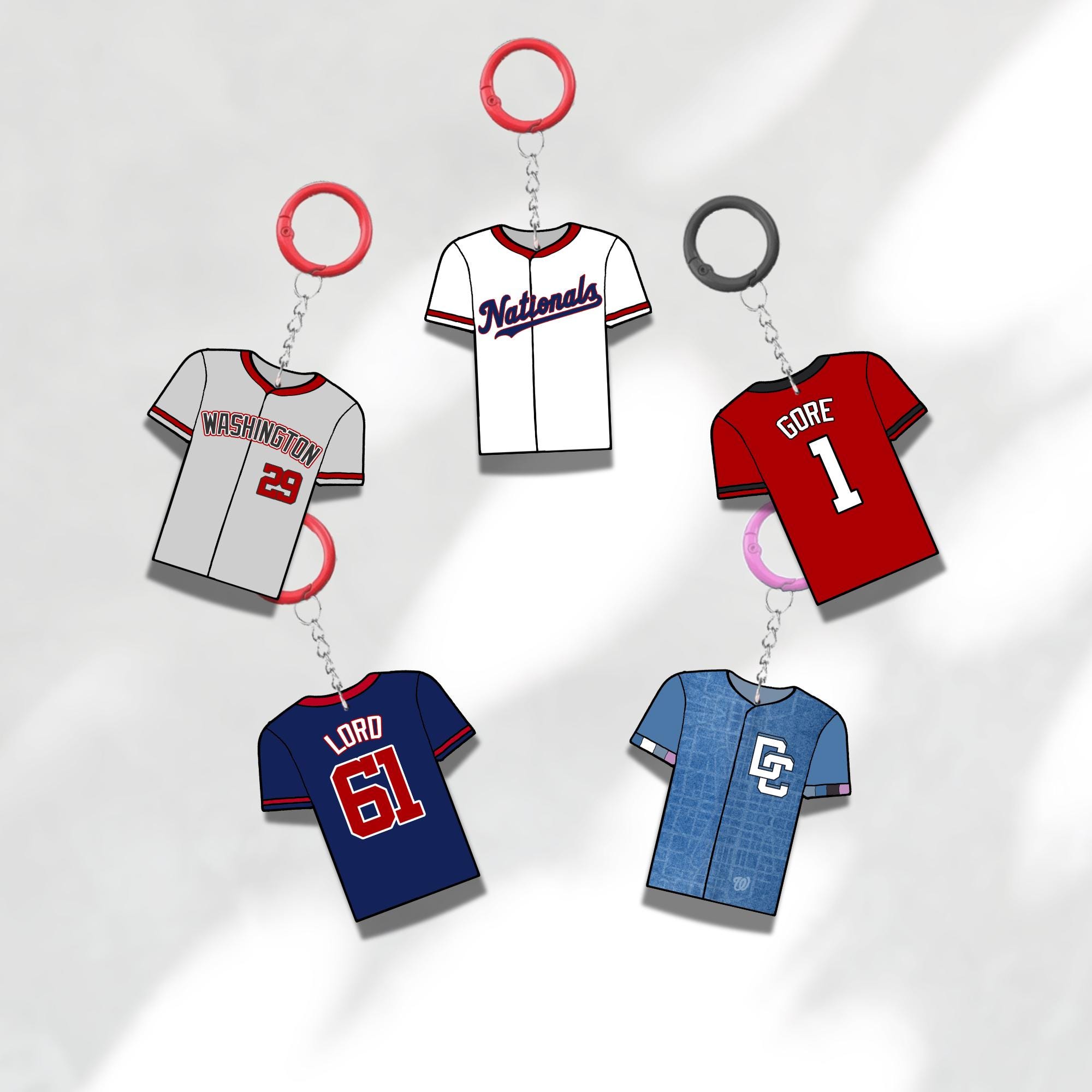 Custom Keychain Washington Baseball Theme Sports Fan Gift Personalized Name And Number Bag Tag 1 Custom Keychain Washington Baseball Theme Sports Fan Gift Personalized Name And Number Bag Tag