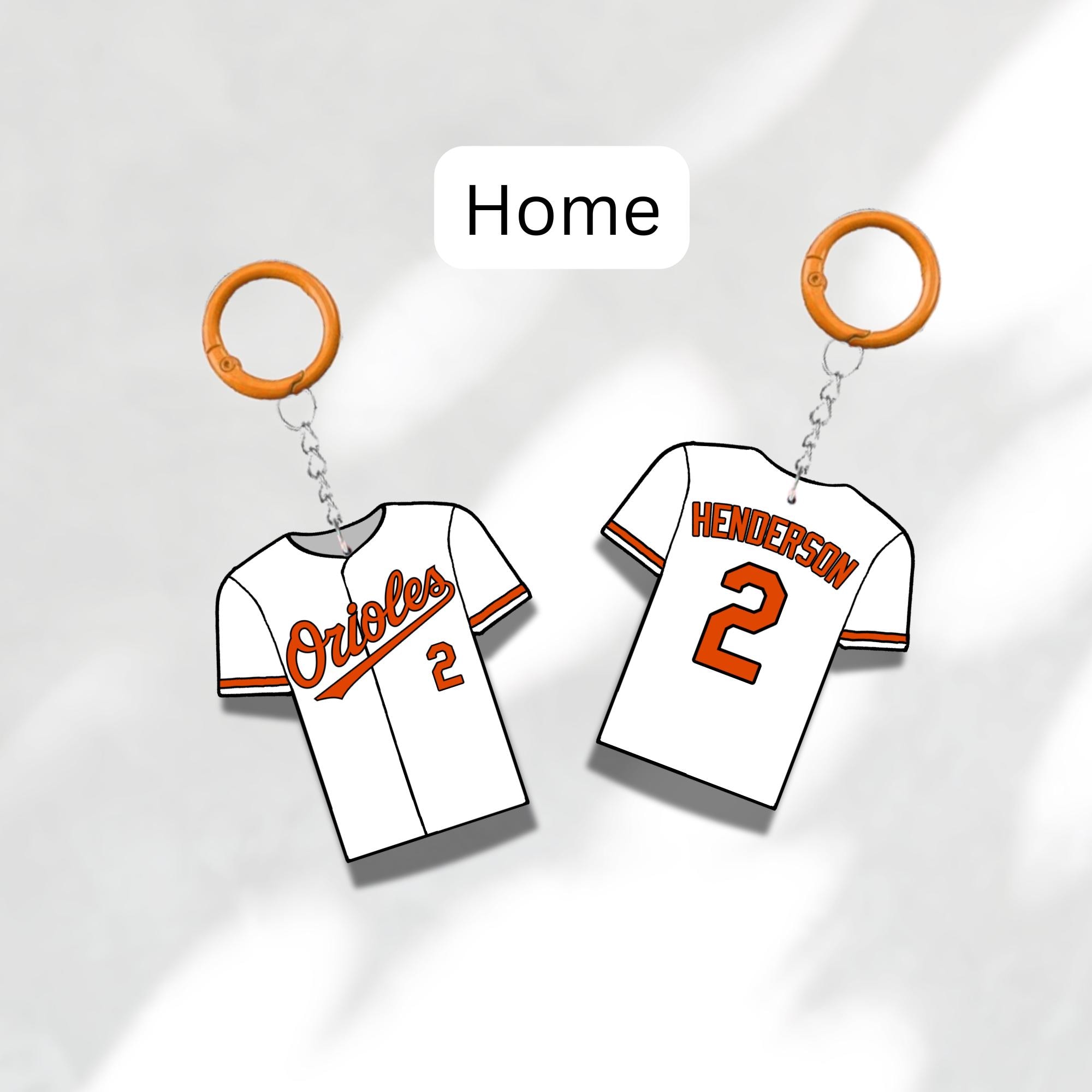 Custom Keychain Baltimore Baseball Theme Sports Fan Gift Personalized Name And Number Bag Tag 2 Custom Keychain Baltimore Baseball Theme Sports Fan Gift Personalized Name And Number Bag Tag - Image 2