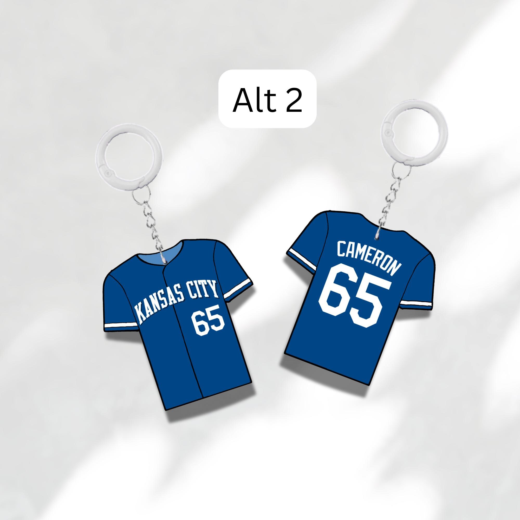 Custom Keychain Kansas City Baseball Theme Sports Fan Gift Personalized Name And Number Bag Tag 5 Custom Keychain Kansas City Baseball Theme Sports Fan Gift Personalized Name And Number Bag Tag - Image 5