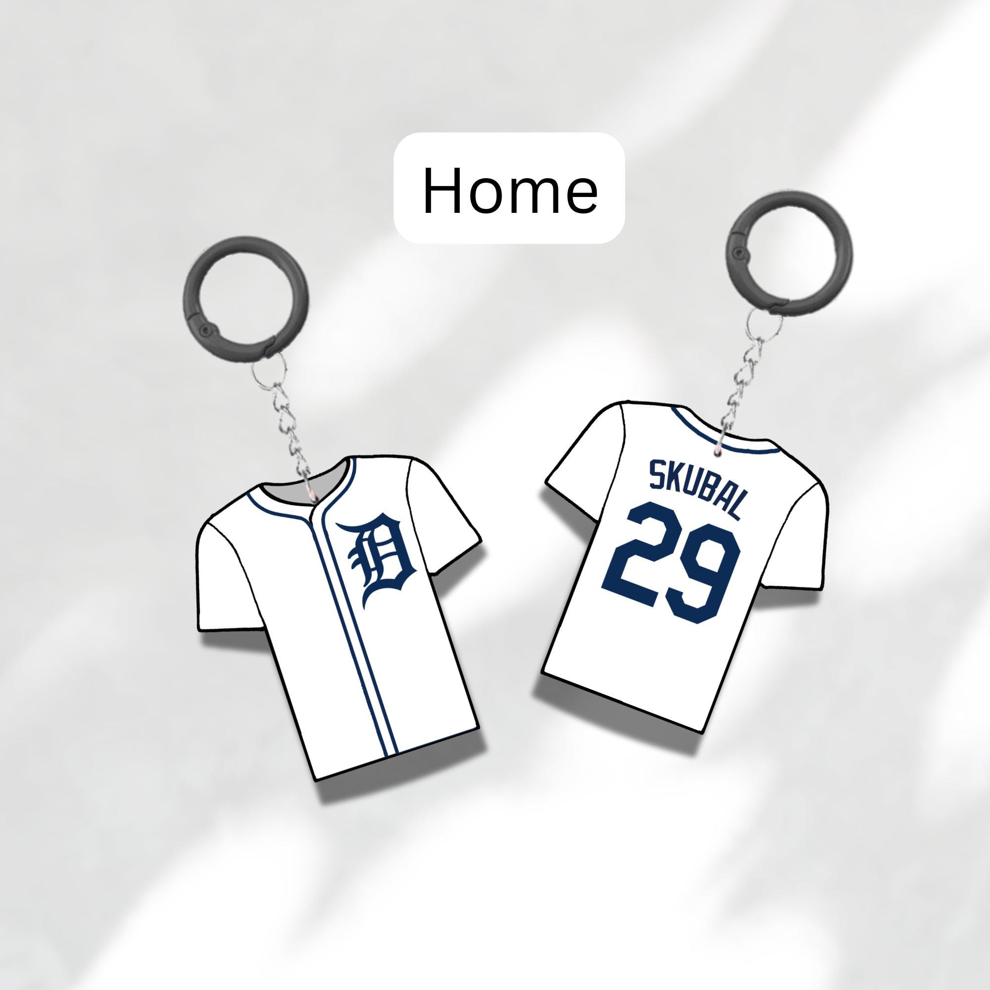 Custom Keychain Detroit Baseball Theme Sports Fan Gift Personalized Name And Number Bag Tag 2 Custom Keychain Detroit Baseball Theme Sports Fan Gift Personalized Name And Number Bag Tag - Image 2