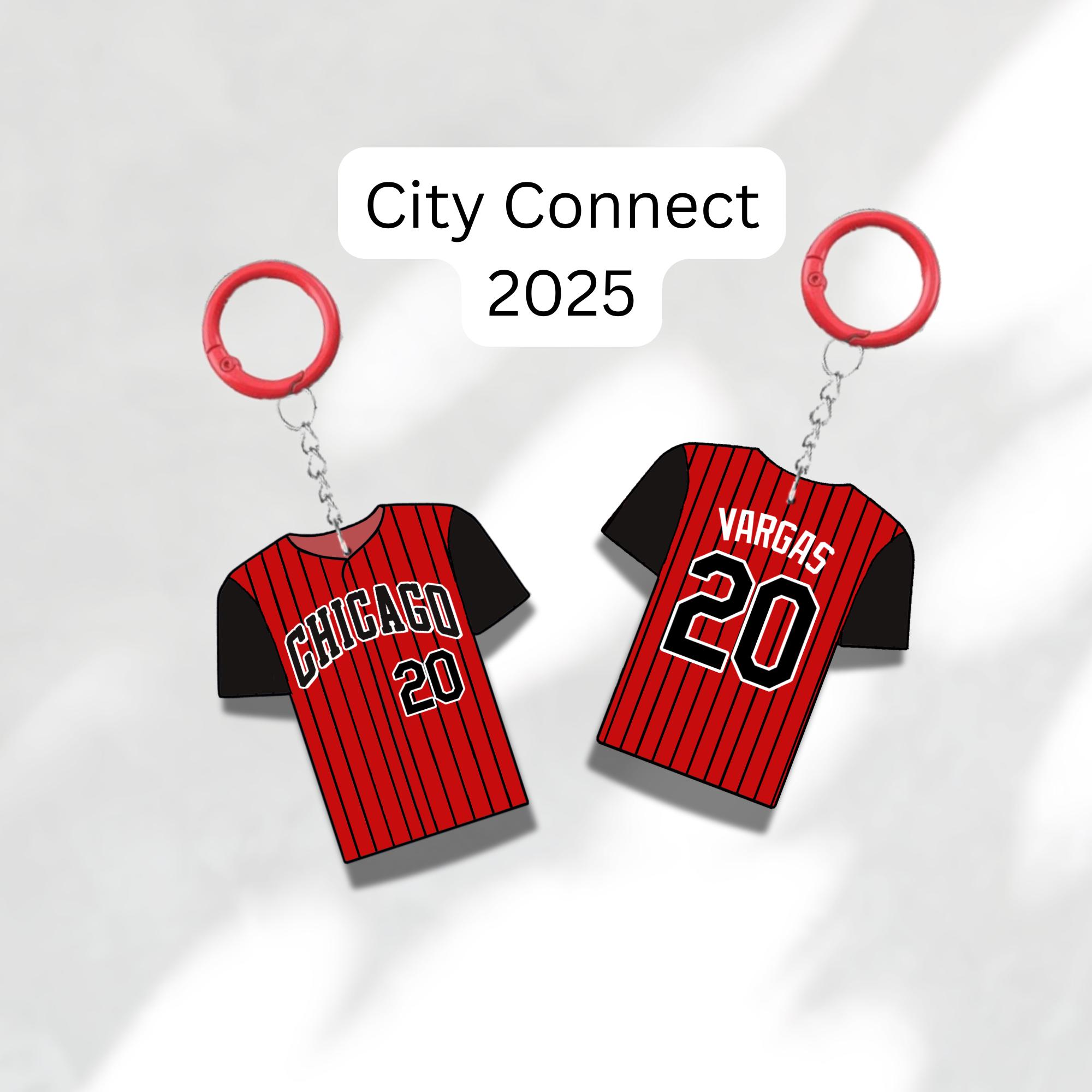 Custom Keychain Chicago Baseball Pattern Baseball Player Gift Personalized Name And Number Bag Tag 6 Custom Keychain Chicago Baseball Pattern Baseball Player Gift Personalized Name And Number Bag Tag - Image 6