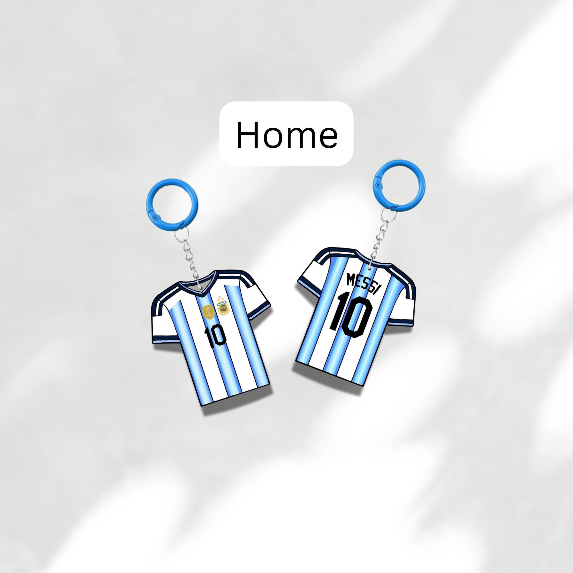 Custom Keychain Argentina Soccer Theme Sports Fan Gift Personalized Name And Number Bag Tag 2 Custom Keychain Argentina Soccer Theme Sports Fan Gift Personalized Name And Number Bag Tag - Image 2