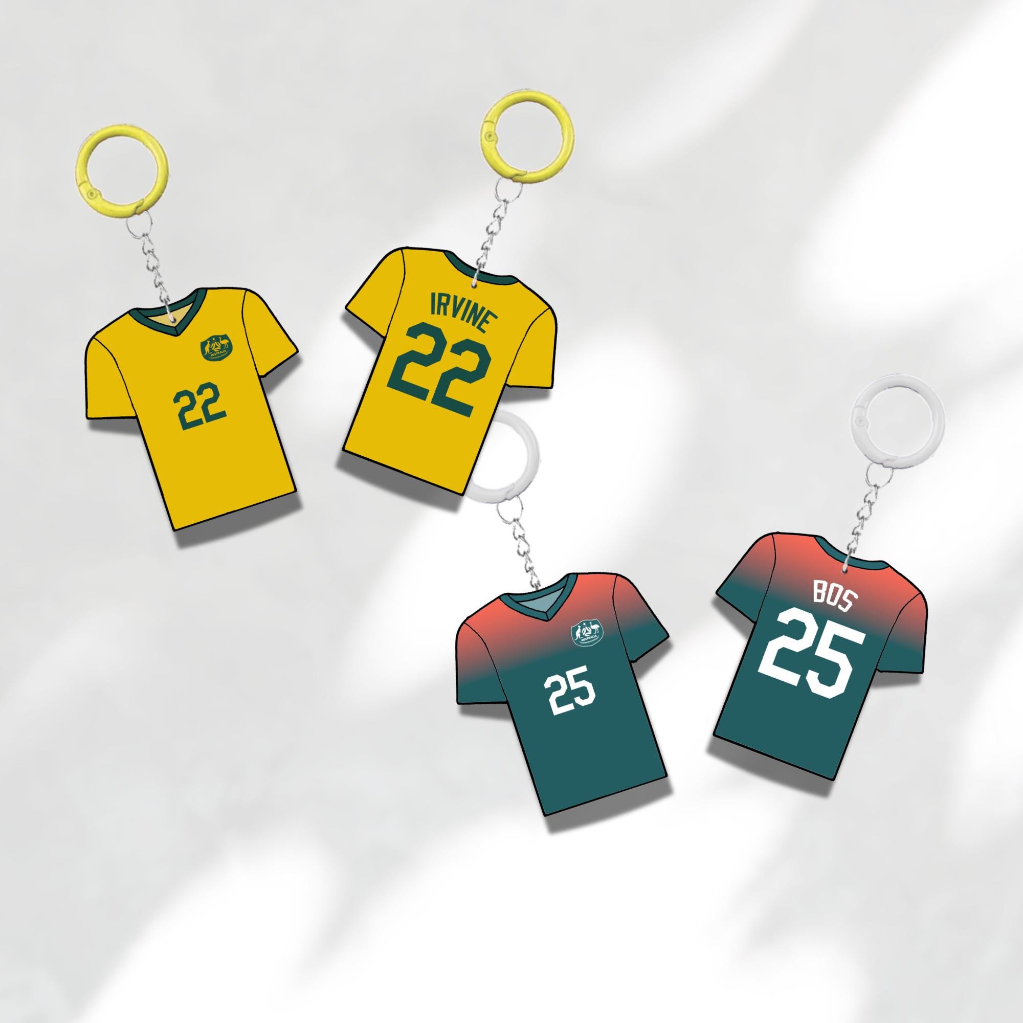 Custom Keychain Australia Soccer Theme Sports Fan Gift Personalized Name And Number Bag Tag 1 Custom Keychain Australia Soccer Theme Sports Fan Gift Personalized Name And Number Bag Tag