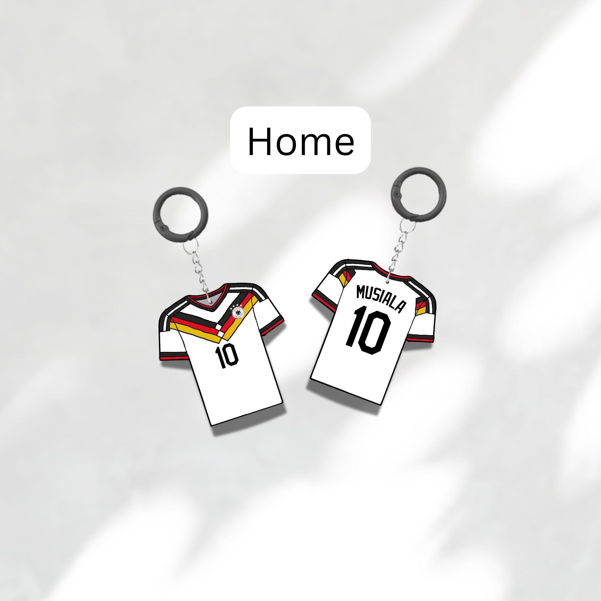 Custom Keychain Germany Soccer Theme Sports Fan Gift Personalized Name And Number Bag Tag 2 Custom Keychain Germany Soccer Theme Sports Fan Gift Personalized Name And Number Bag Tag - Image 2