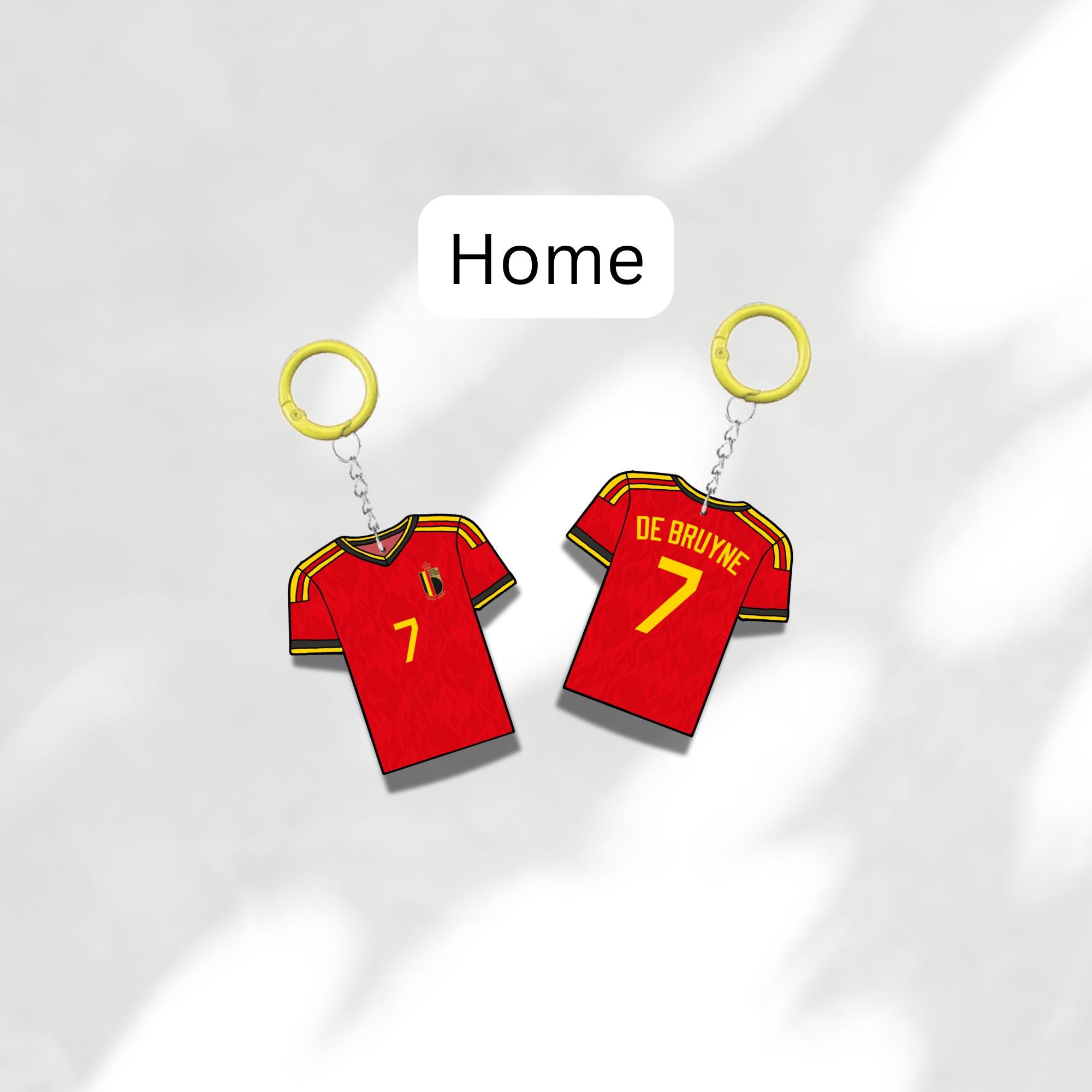 Custom Keychain Belgium Soccer Theme Sports Fan Gift Personalized Name And Number Bag Tag 2 Custom Keychain Belgium Soccer Theme Sports Fan Gift Personalized Name And Number Bag Tag - Image 2