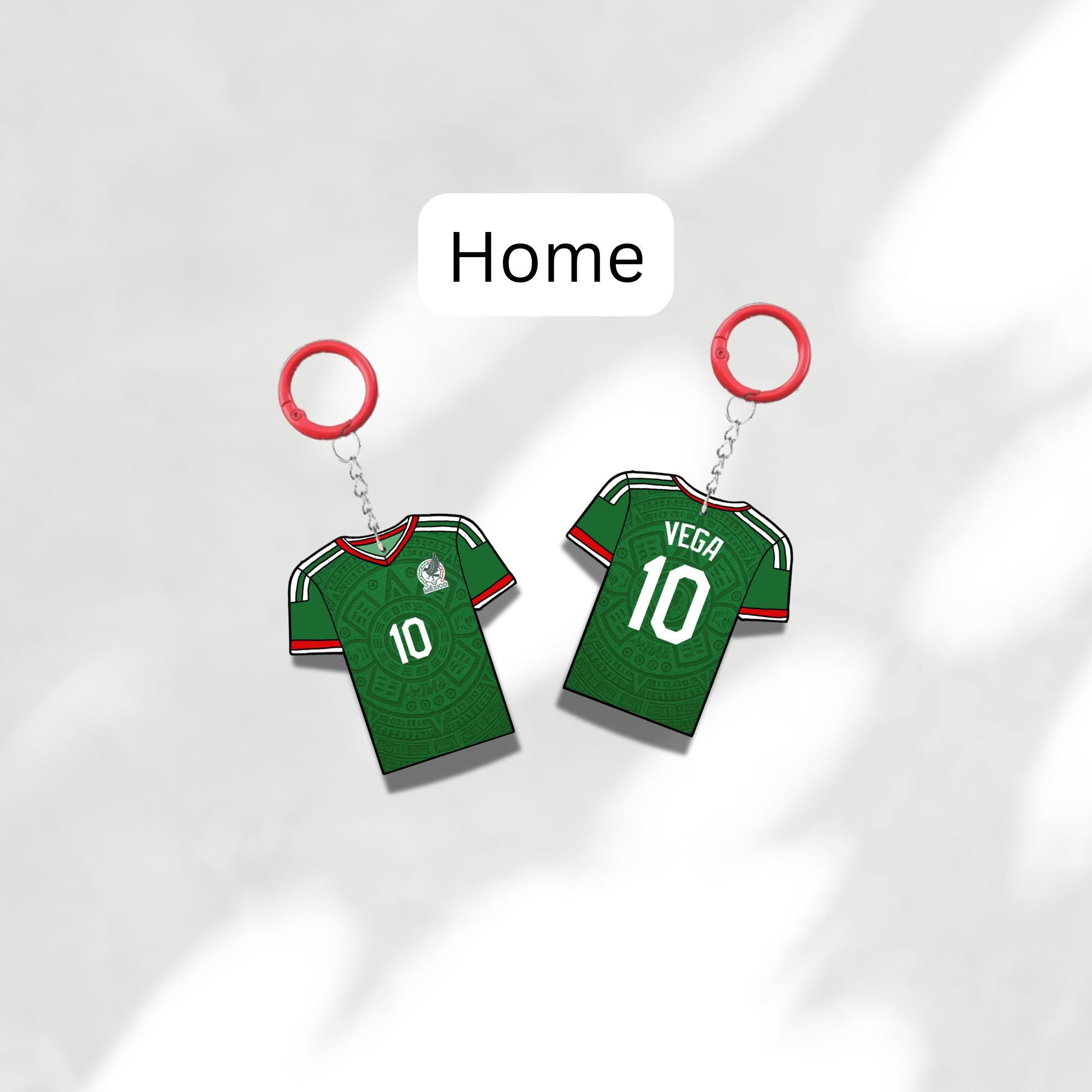 Custom Keychain Mexico Soccer Theme Sports Fan Gift Personalized Name And Number Bag Tag 2 Custom Keychain Mexico Soccer Theme Sports Fan Gift Personalized Name And Number Bag Tag - Image 2