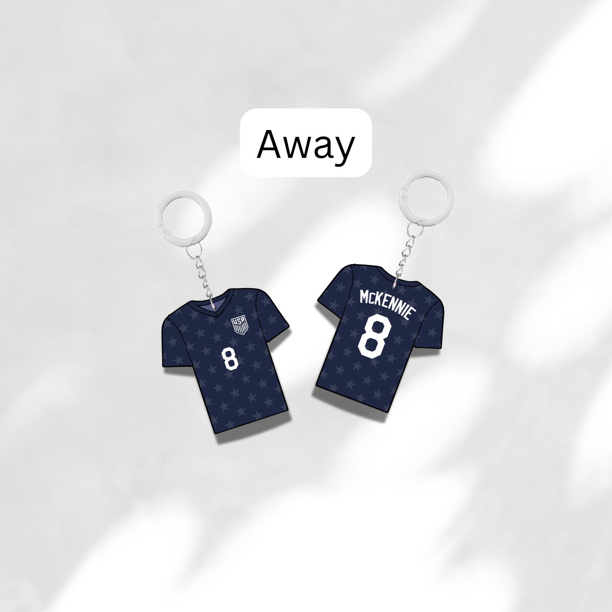 Custom Keychain Usa Soccer Theme Sports Fan Gift Personalized Name And Number Bag Tag 3 Custom Keychain Usa Soccer Theme Sports Fan Gift Personalized Name And Number Bag Tag - Image 3