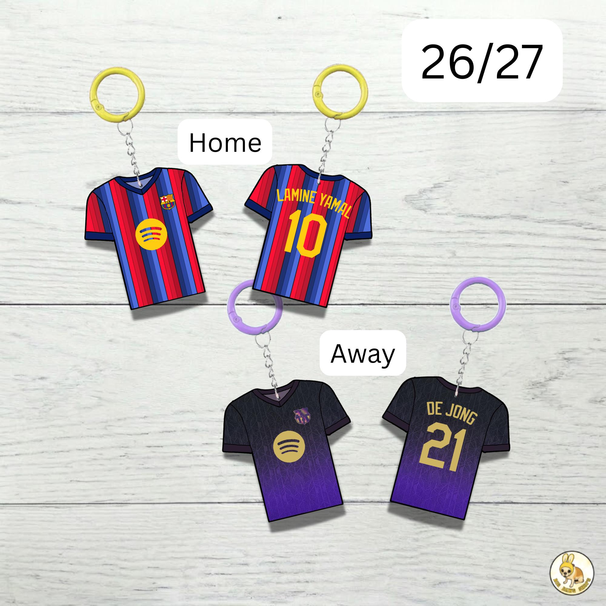 Custom Keychain Barcelona Soccer Theme Sports Fan Gift Personalized Name And Number Bag Tag 2 Custom Keychain Barcelona Soccer Theme Sports Fan Gift Personalized Name And Number Bag Tag - Image 2