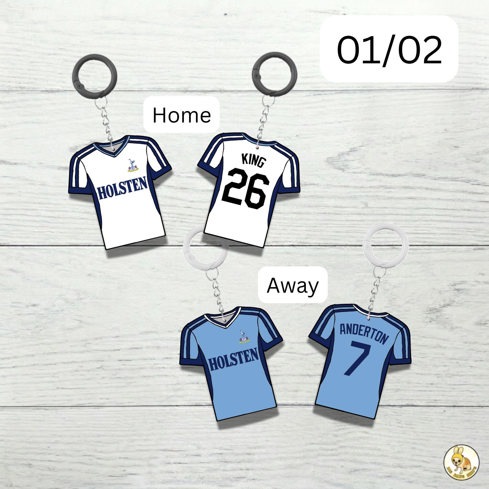 Custom Keychain Tottenham Soccer Theme Sports Fan Gift Personalized Name And Number Bag Tag 5 Custom Keychain Tottenham Soccer Theme Sports Fan Gift Personalized Name And Number Bag Tag - Image 5
