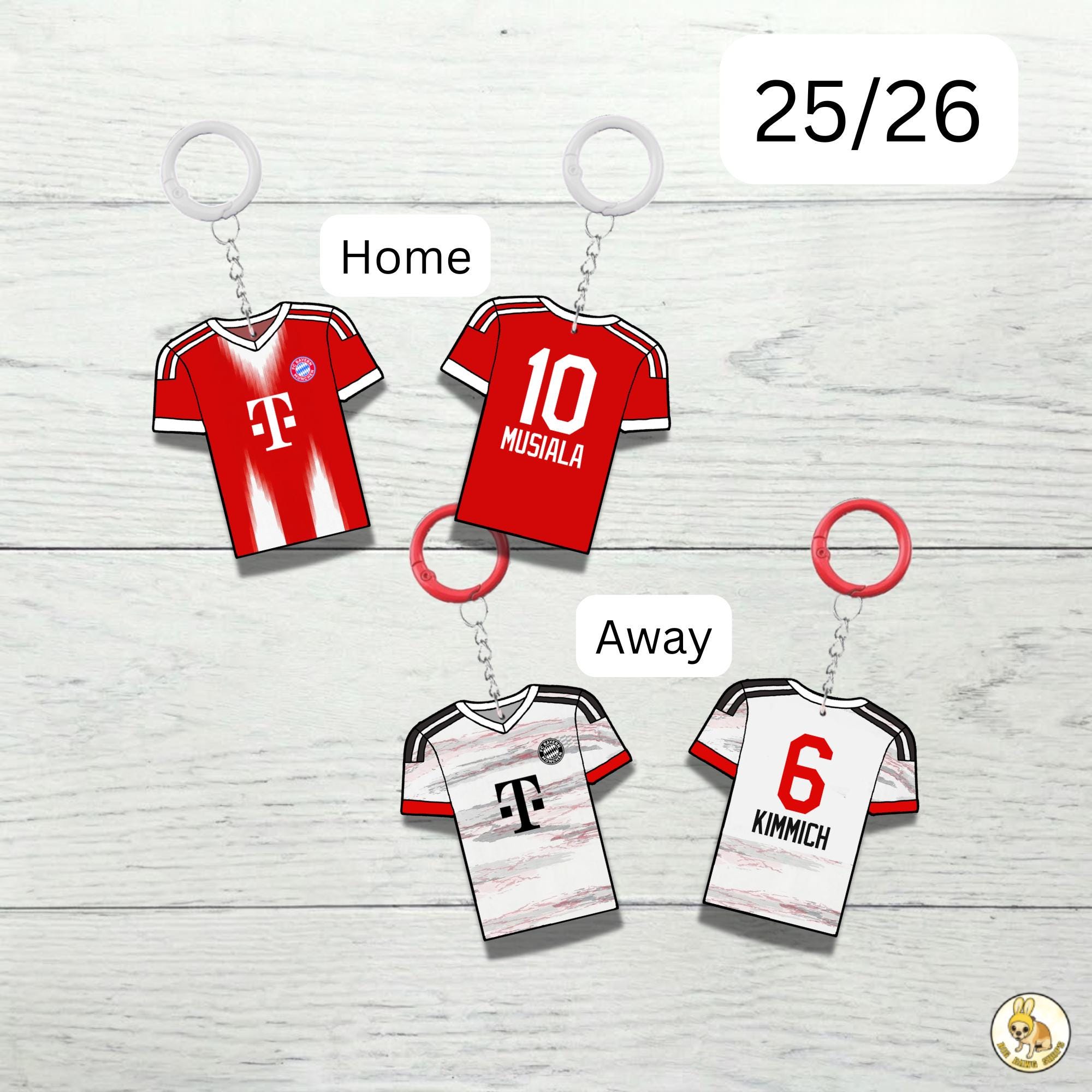 Custom Keychain Bayern Munich Soccer Theme Sports Fan Gift Personalized Name And Number Bag Tag 3 Custom Keychain Bayern Munich Soccer Theme Sports Fan Gift Personalized Name And Number Bag Tag - Image 3