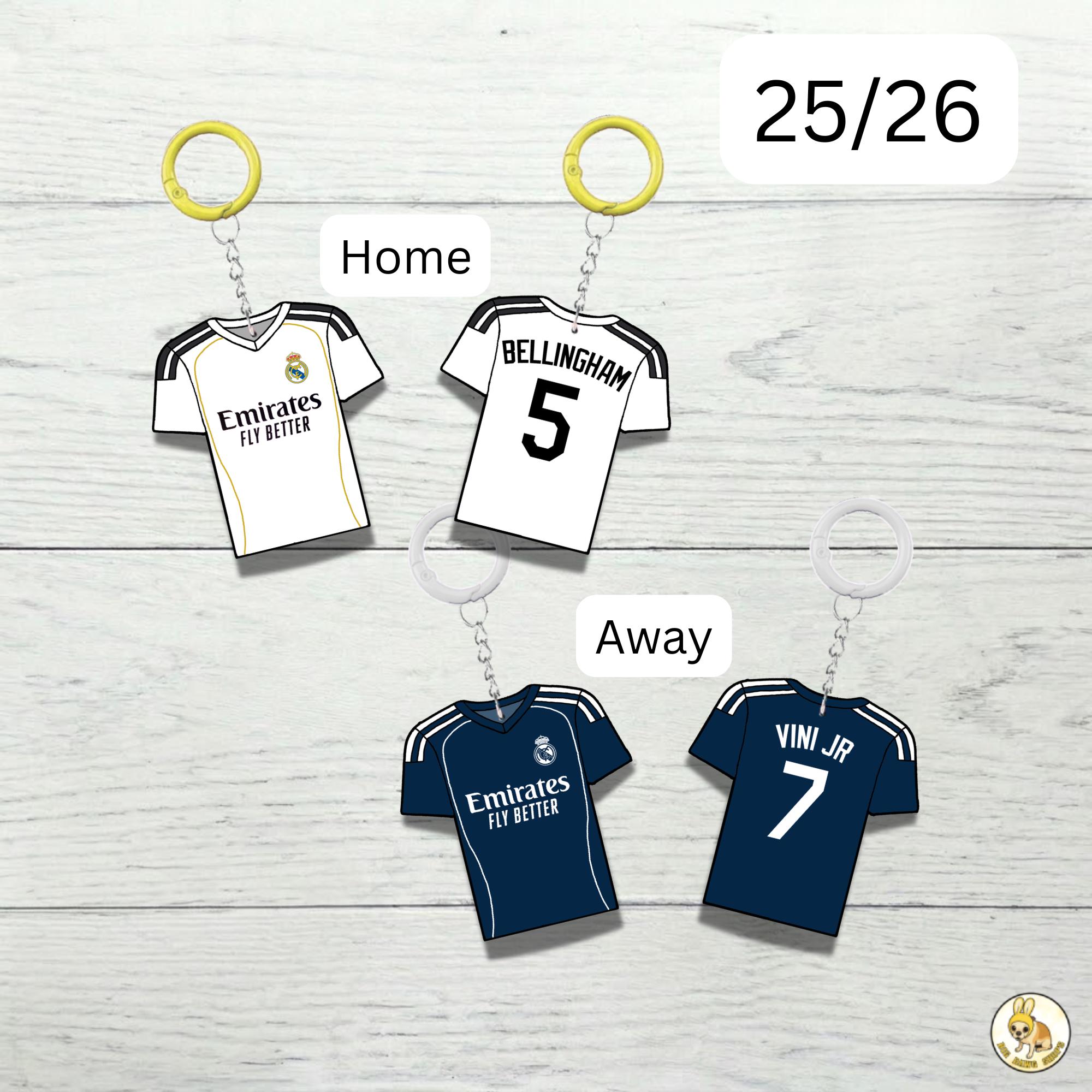 Custom Keychain Real Madrid Soccer Theme Sports Fan Gift Personalized Name And Number Bag Tag 3 Custom Keychain Real Madrid Soccer Theme Sports Fan Gift Personalized Name And Number Bag Tag - Image 3