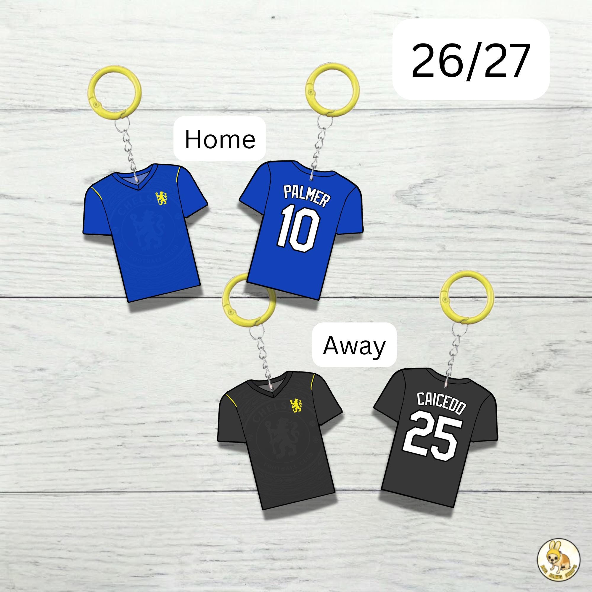 Custom Keychain Chelsea Soccer Theme Sports Fan Gift Personalized Name And Number Bag Tag 2 Custom Keychain Chelsea Soccer Theme Sports Fan Gift Personalized Name And Number Bag Tag - Image 2
