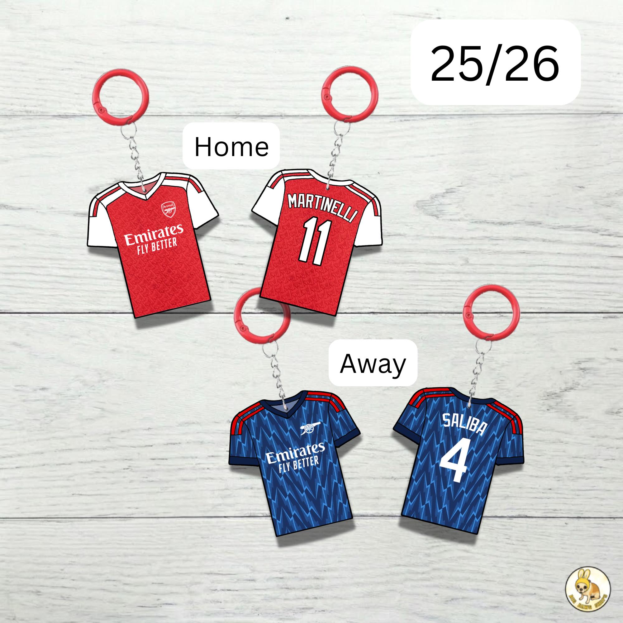 Custom Keychain Arsenal Soccer Theme Sports Fan Gift Personalized Name And Number Bag Tag 3 Custom Keychain Arsenal Soccer Theme Sports Fan Gift Personalized Name And Number Bag Tag - Image 3