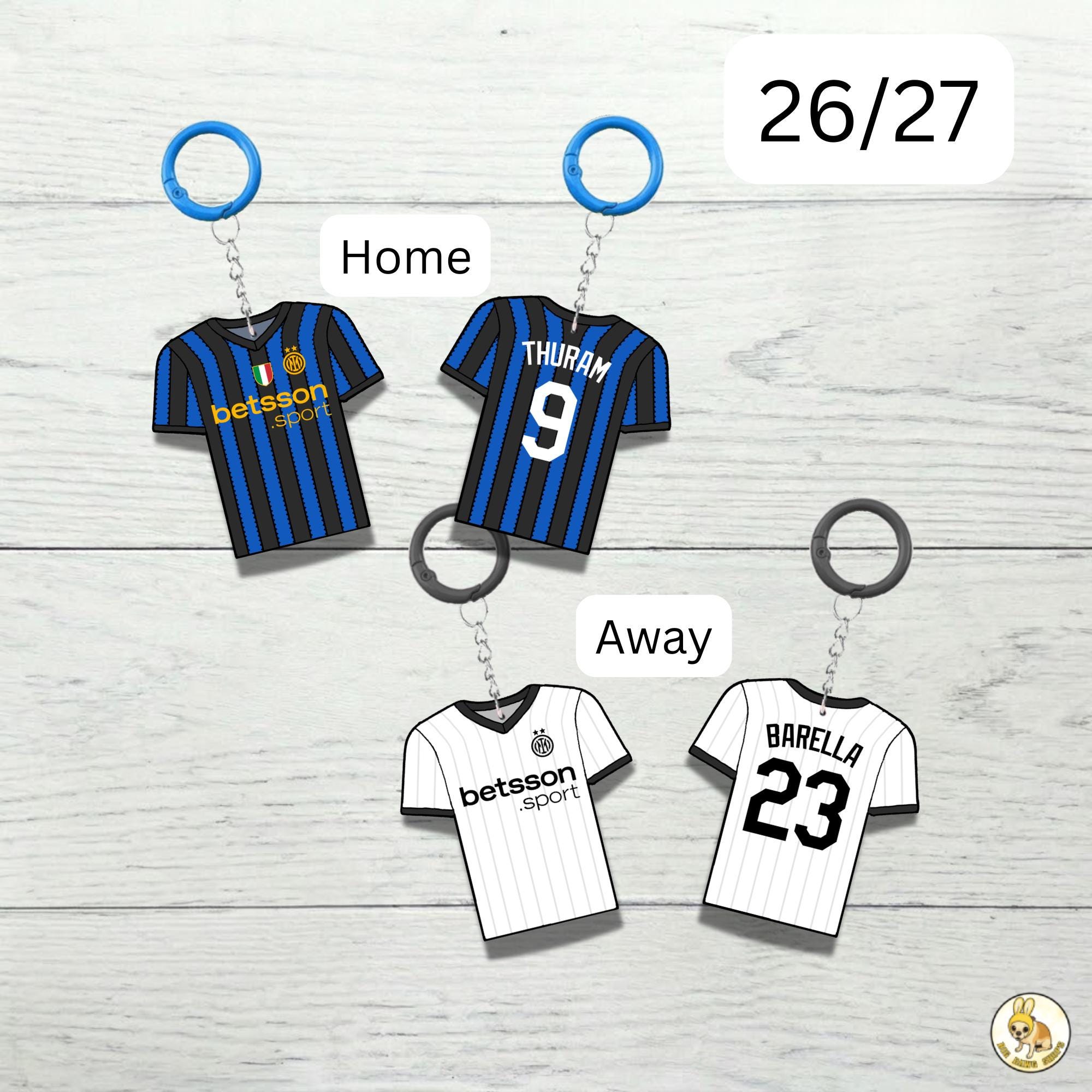Custom Keychain Inter Milan Soccer Theme Sports Fan Gift Personalized Name And Number Bag Tag 2 Custom Keychain Inter Milan Soccer Theme Sports Fan Gift Personalized Name And Number Bag Tag - Image 2