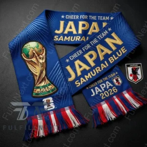 Japan National Football Team Global Soccer Event 2026 Scarf