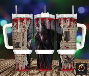 Jason Voorhees Friday The 13th Tumbler Graphic Tumbler for Movie Fans