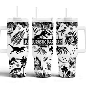 Unisex Jurassic Park Tumbler Graphic Tumbler for Movie Fans