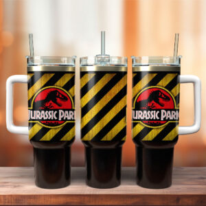 Unisex Jurassic World Tumbler Graphic Tumbler for Movie Fans