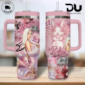 Kenia Os Music Graphic Tumbler With Handle for Music Fans