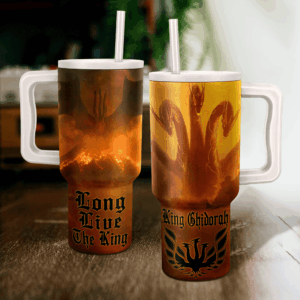 Unisex King Ghidorah Godzilla King of the Monsters Tumbler Graphic Tumbler for Movie Fans