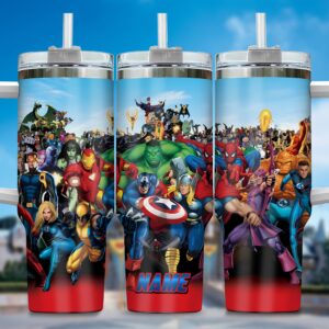 Unisex Marvel avengers Tumbler Graphic Tumbler for Movie Fans