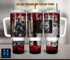 Michael Myers Halloween Tumbler Graphic Tumbler for Movie Fans