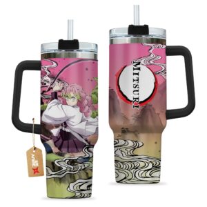 Unisex Mitsuri Kanroji Kimestu no Yaiba Demon Slayer Anime Graphic Tumbler for Anime Fans