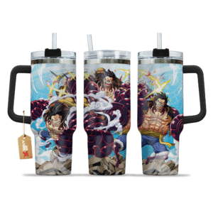 Unisex Monkey D. Luffy Gear 4 One Piece Anime Graphic Tumbler for Anime Fans
