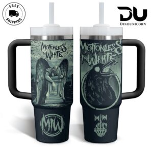 Motionless in White Music Graphic Tumbler With Handle for Music Fans