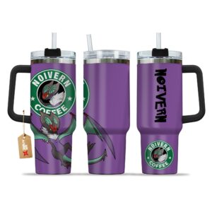 Unisex Noivern Coffee Pokemon Anime Graphic Tumbler for Anime Fans