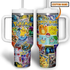 Unisex Pokemon Tumbler Graphic Tumbler for Movie Fans
